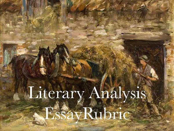 Literary analysis essay rubric