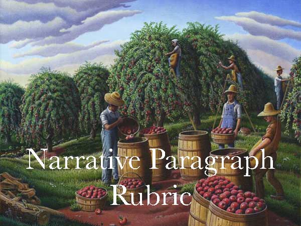 Narrative Paragraph Rubric