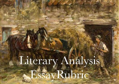 Literary Analysis Essay Rubric