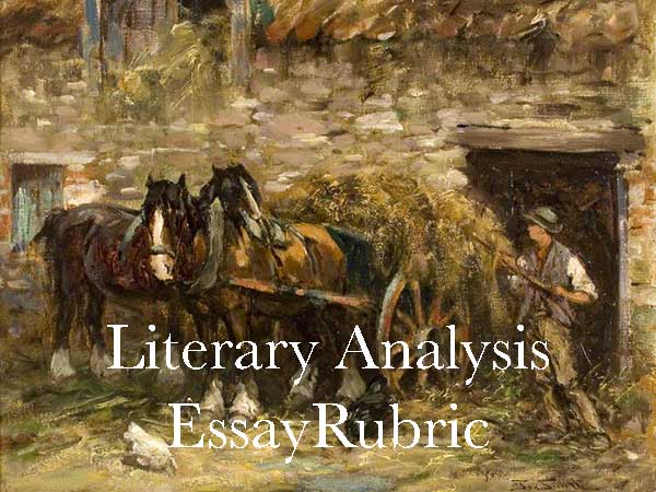 Literary Analysis Essay Rubric