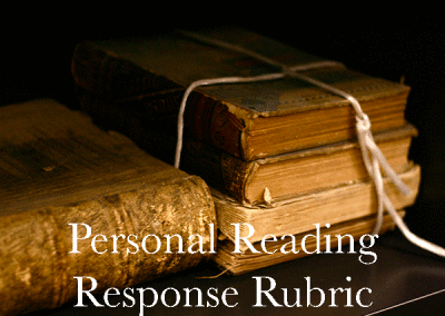 Personal Reading Response Rubric